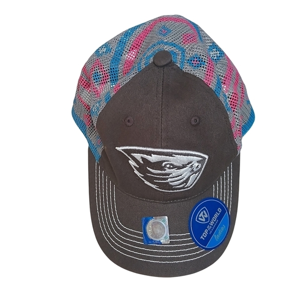 Women's Top of the World Hat Oregon Beavers Trucker Hat Mesh College Cap New - Picture 1 of 8